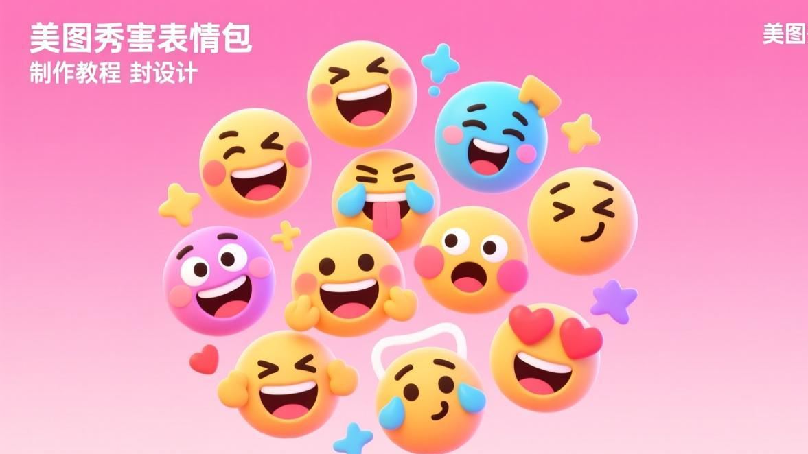 美图秀秀怎么制作表情包？零基础表情包制作完整教程