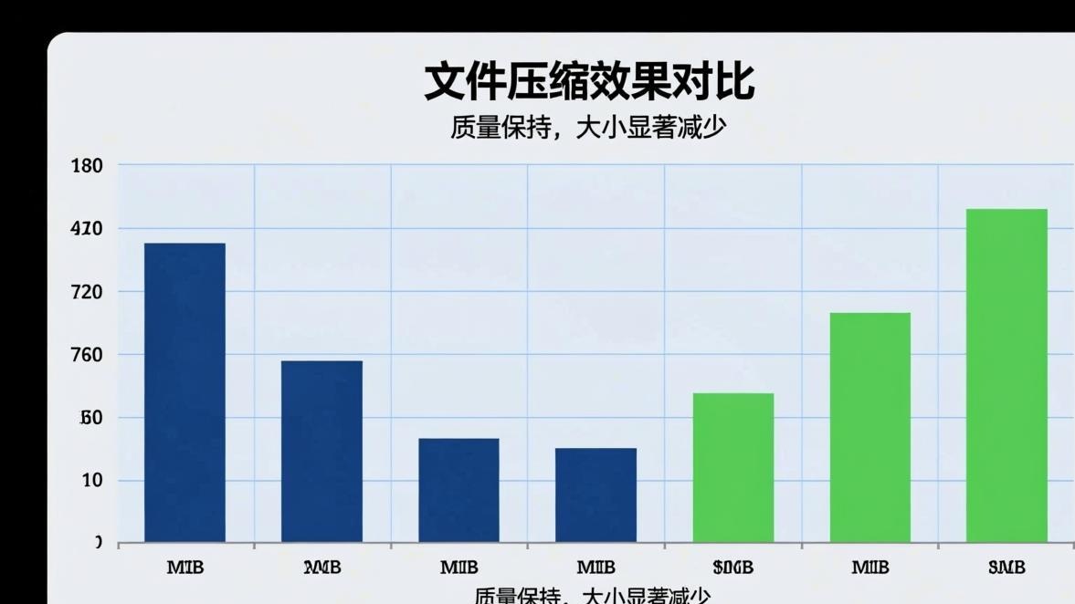不同压缩参数的体积对比