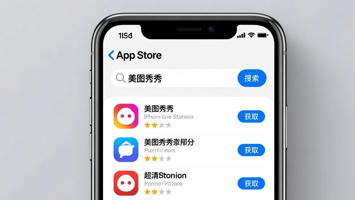 美图秀秀App Store页面