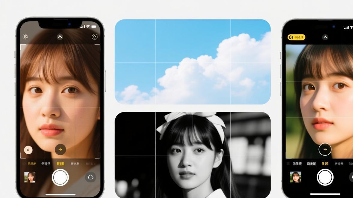 人像滤镜效果对比