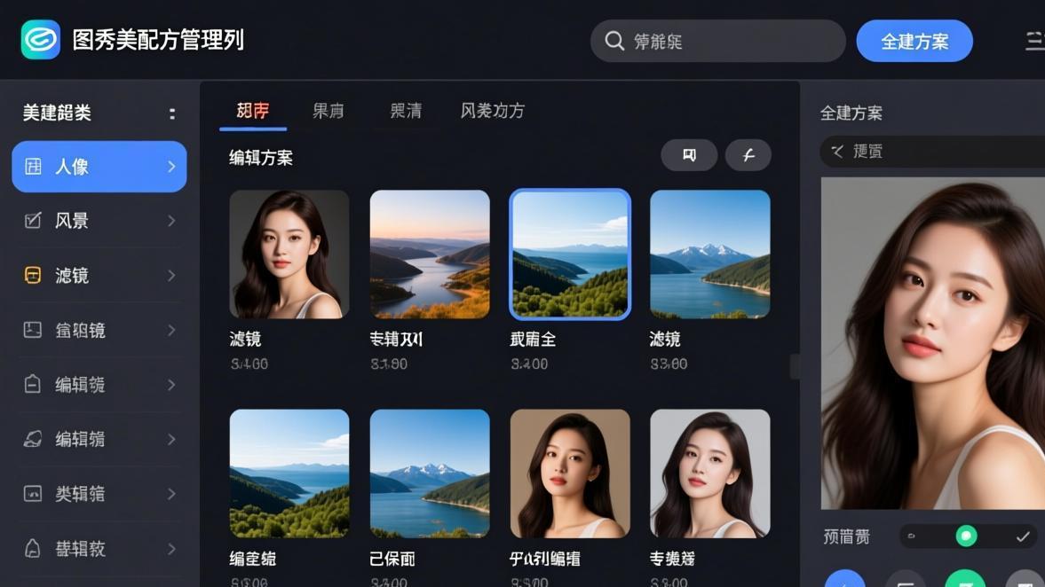 美图秀秀批量编辑