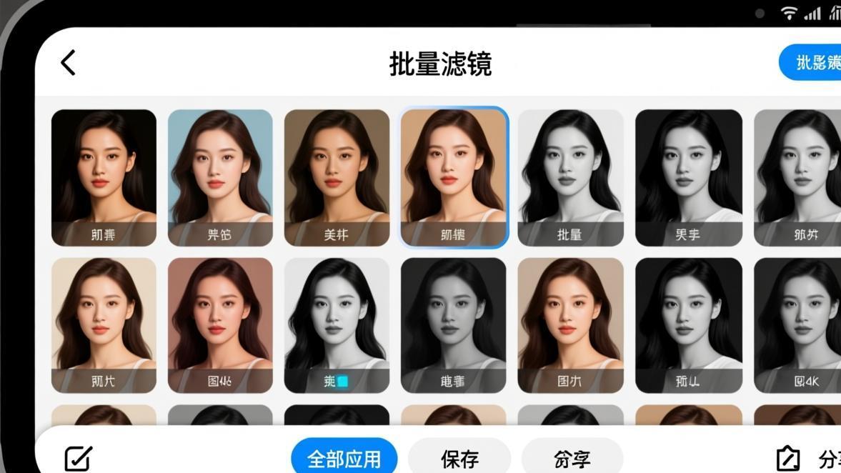 美图秀秀批量编辑