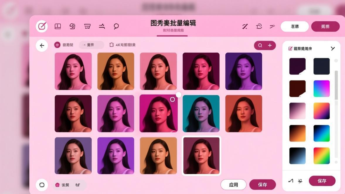 美图秀秀批量编辑教程：一次处理100张图的完整指南（电脑+手机+Mac） | 美图秀秀教程站