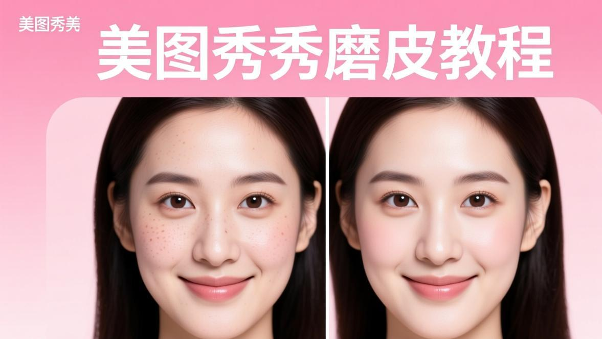 美图秀秀磨皮教程：手机照片一键磨出光滑自然好皮肤