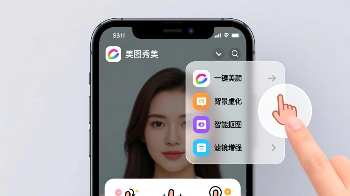 美图秀秀手机版快捷操作界面