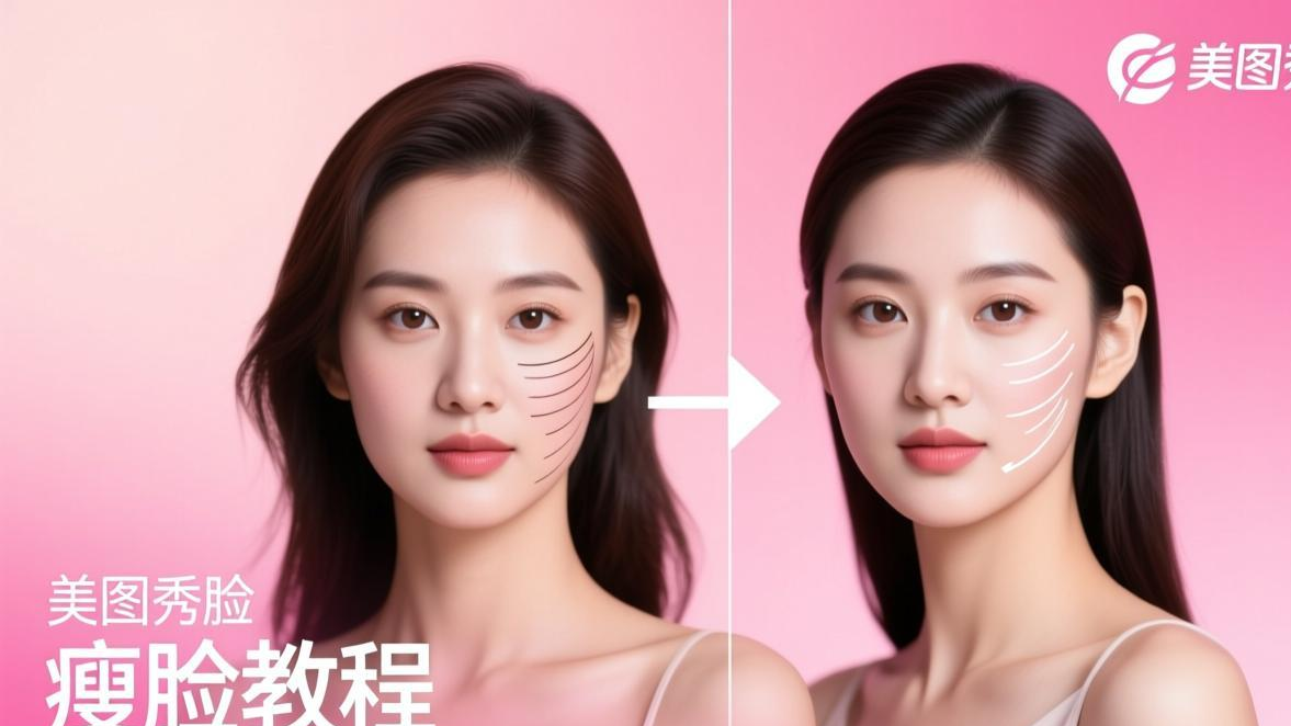 美图秀秀怎么瘦脸：自然瘦脸不假面的完整教程，参数调节和脸型适配指南