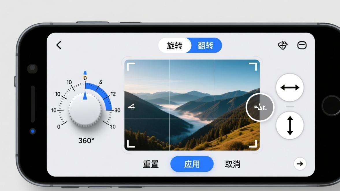 自由旋转角度调节滑块